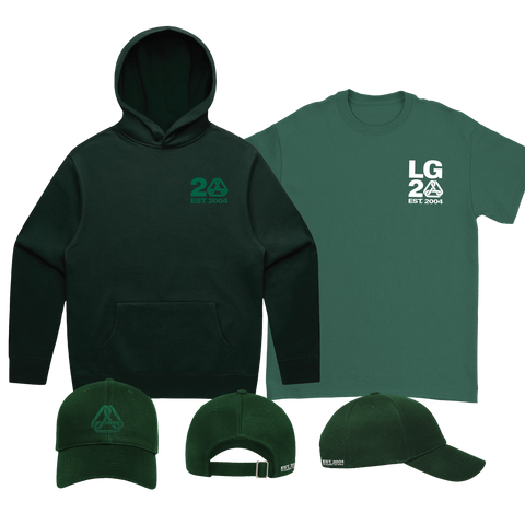 LG20 Hoodie + Shirt + Hat Bundle