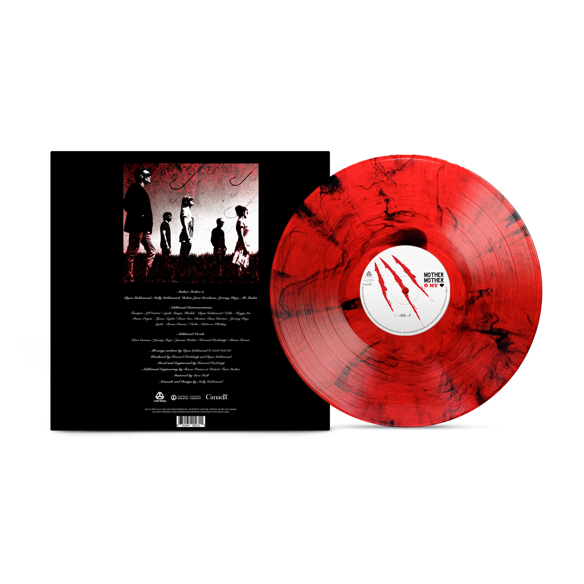 Mother Mother - O My Heart (Red Swirl Vinyl) – Last Gang Records Mother Mother - O My Heart (Red Swirl Vinyl) – Last Gang Records